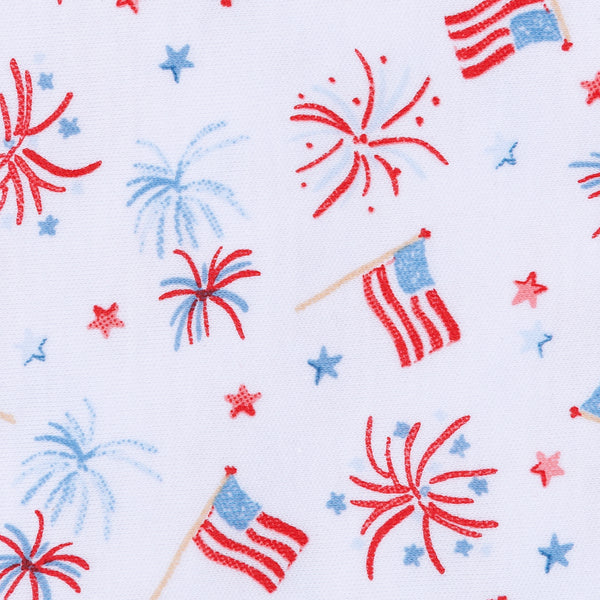 A Sparkly Fourth Print Flutters Bubble