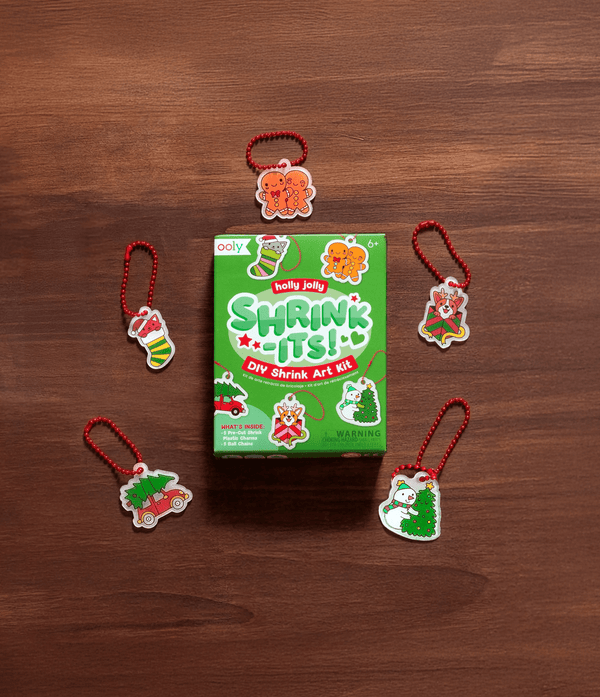 Mini Shrink-Its! DIY Shrink Art Kit- Holly Jolly