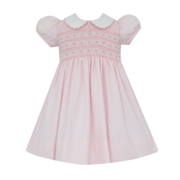 Eleonor Dress- Pink Viyella