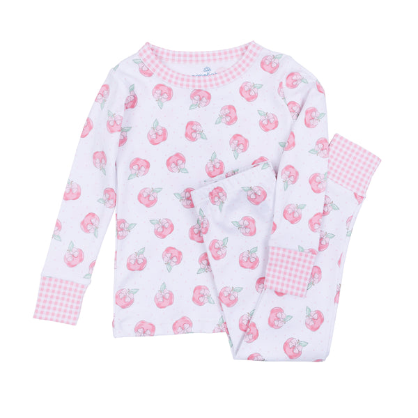 Apple of my Eye Pajamas- Pink