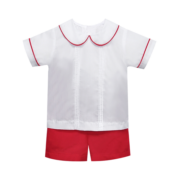 Madison Short Set- Red