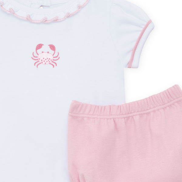 Little Crawlers Diaper Cover Set- Pink