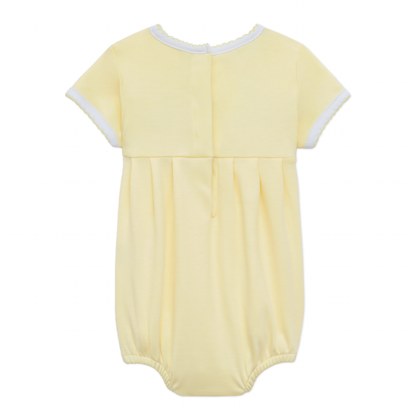 Little Ducklings Smocked Bubble- Yellow