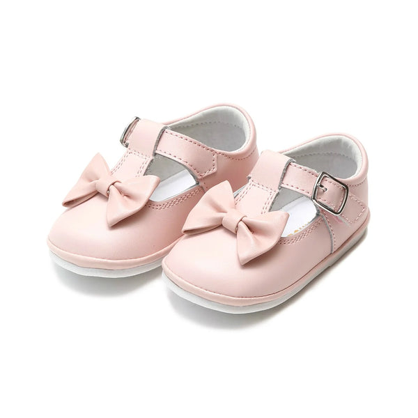 Minnie Bow Leather Mary Jane- Pink