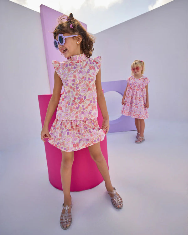 Tinsley Top- Lisle Lavender Floral