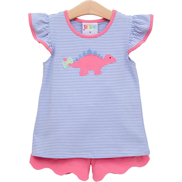 Dinosaur Scallop Short Set