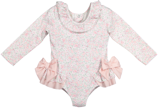 Pink Ditsy Floral Rashguard