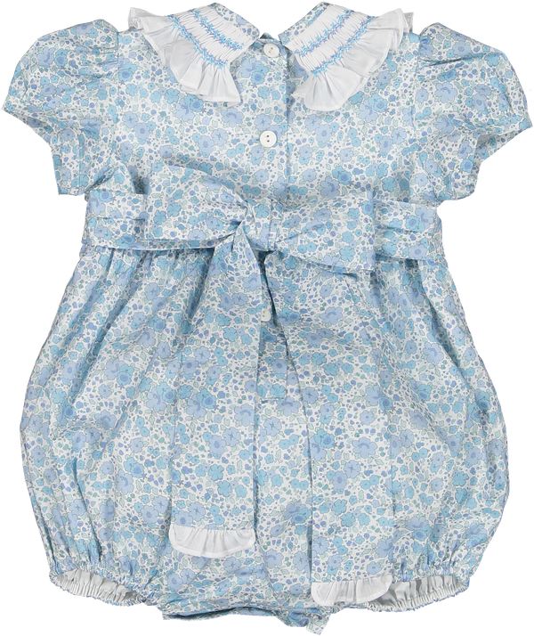 Blue Ditsy Floral Bubble