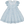 Blue Ditsy Floral Dress