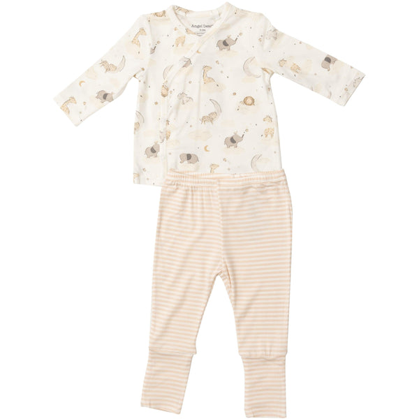 Tmh Set With Roll Over Cuff Pant- Dreamy Safari