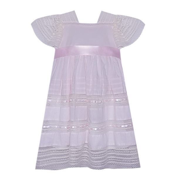 Lillian Dress- Pink Ribbons