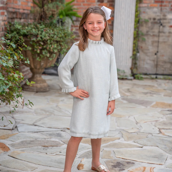Kate- Sage Tweed Dress