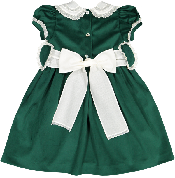Green Velvet Dress