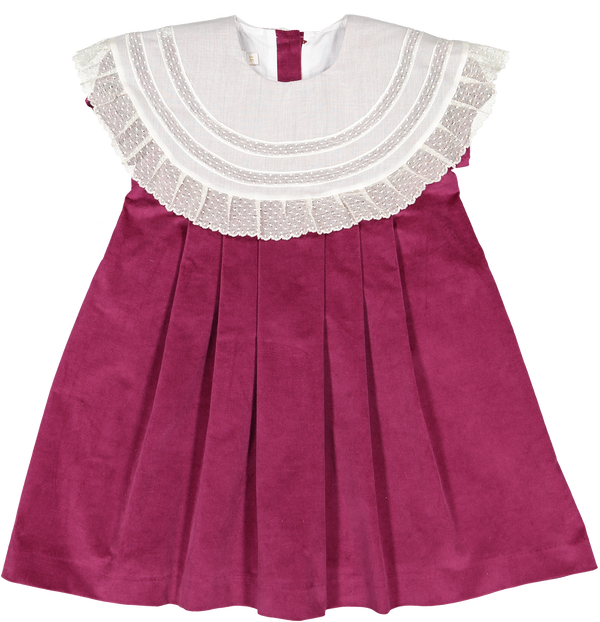 Aubergine Velvet Dress