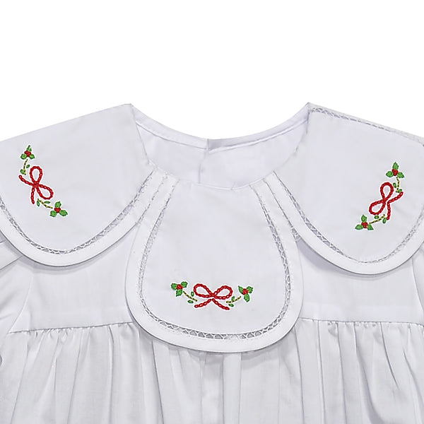 Anna Mae Dress- Red Christmas Bow