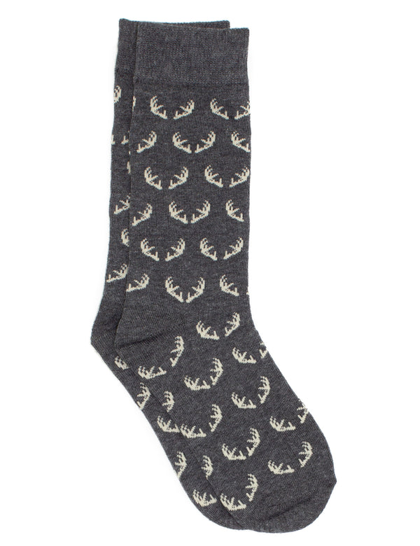 Lucky Duck Socks Antlers