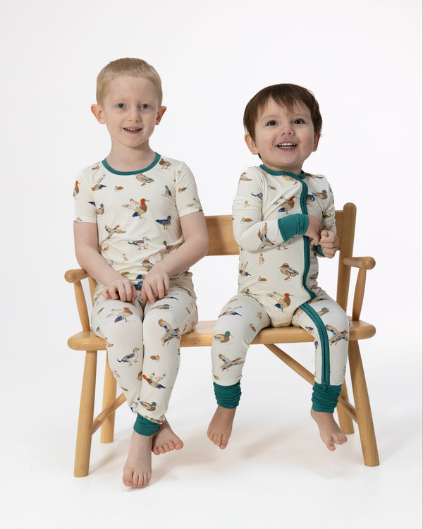 Ducks 2 Way Zipper Romper