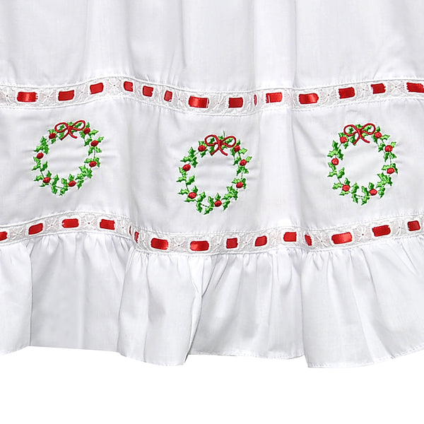 Clementine Gown- Christmas Wreath