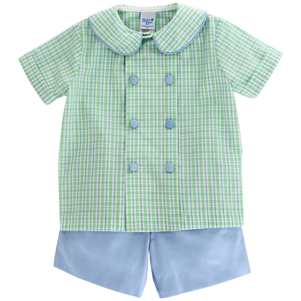 Bridgewater Plaid Dressy Short Set