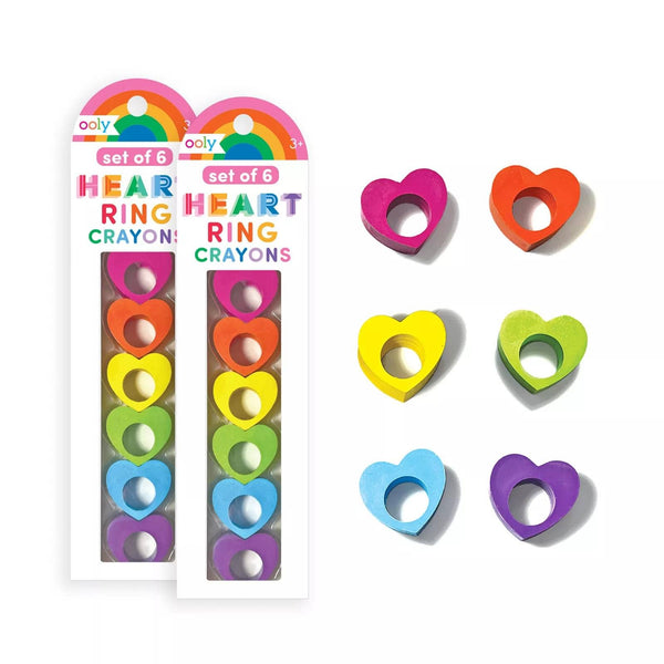 Heart Ring Crayons (Set of 6)
