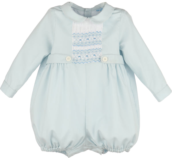 Smocked Bubble- Blue