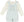 Suspenders Smock Set- Blue