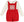 Suspenders Smock Set- Red