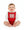Suspenders Smock Set- Red