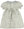 Fallen Leaves Wreath Ruffle Dress- Blue
