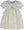 Fallen Leaves Wreath Ruffle Dress- Blue