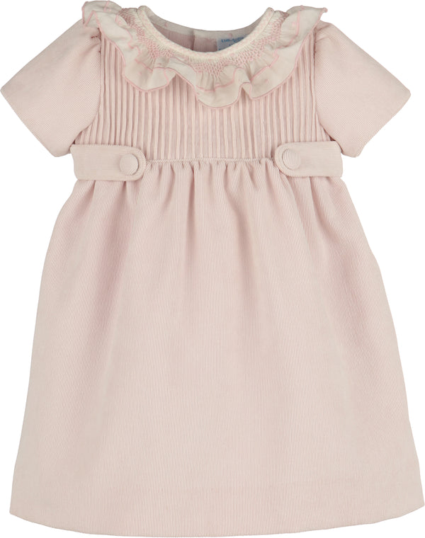 Sweet Corduroy Dress- Pink