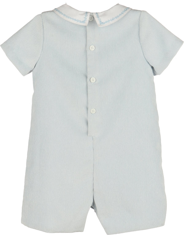 Sweet Corduroy Romper- Blue