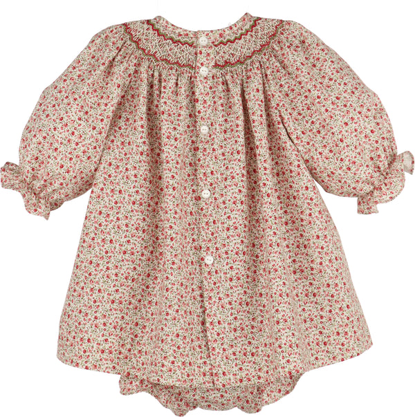 Mulberry Floral Bishop- Red