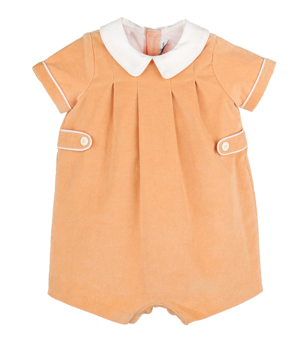 Pumpkin Patch Romper- Orange
