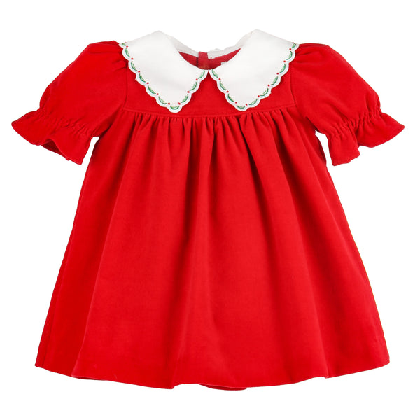 Good Tidings Miller Dress- Red