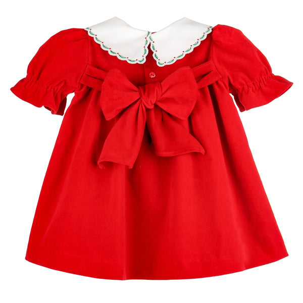 Good Tidings Miller Dress- Red