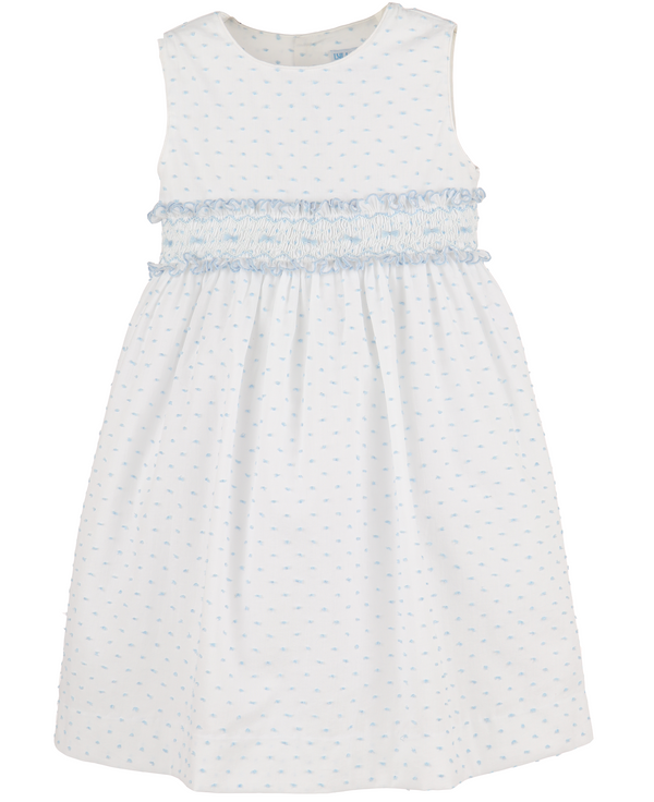 Plumeti Smocked Belt Dress
