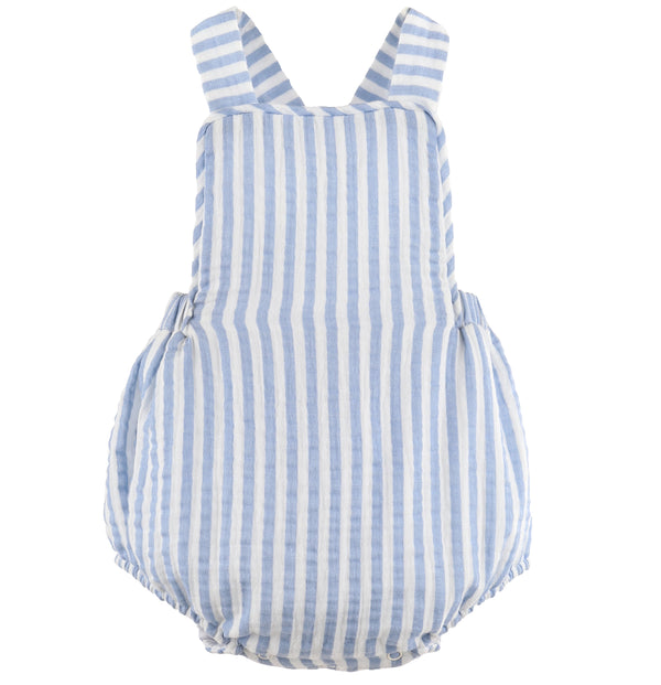 Cuddle Cotton Sunsuit- Blue
