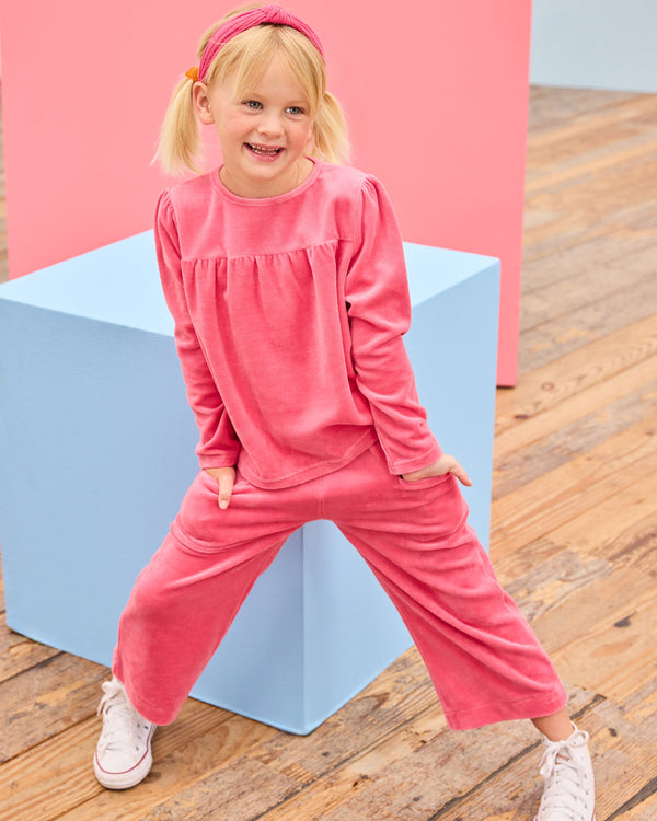 Lisle Top- Tulip Velour