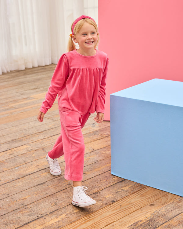 Lisle Top- Tulip Velour