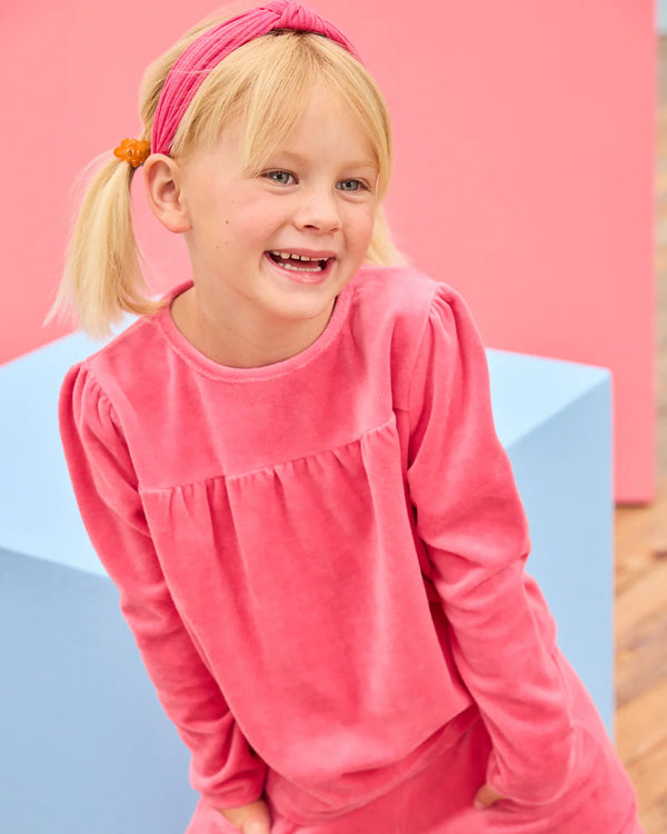 Lisle Top- Tulip Velour