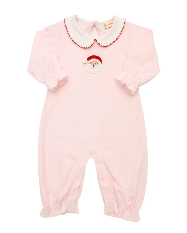 Crochet Santa Face Ruffle Romper