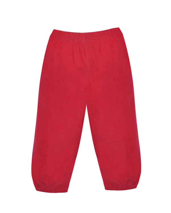 Logan Elastic Pants- Red Cord