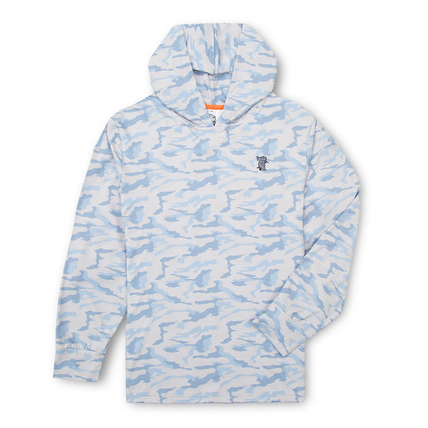 Youth Backspin Camo Performance Hoodie