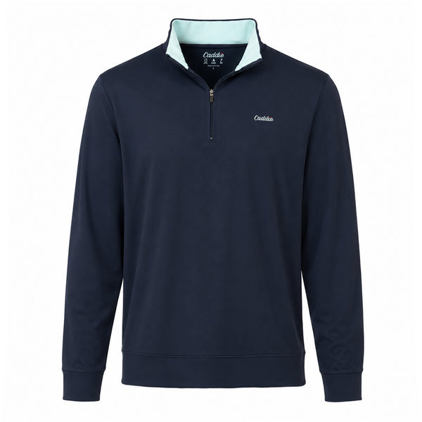 Youth Caddie Ace Pullover- Navy