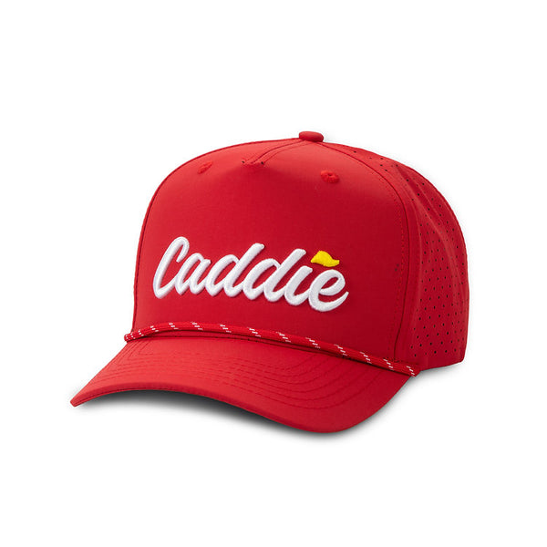 Youth Caddie Performance Rope Hat- Red
