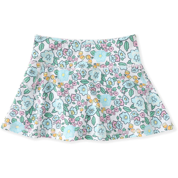 Aqua Bloom Tennis Skort