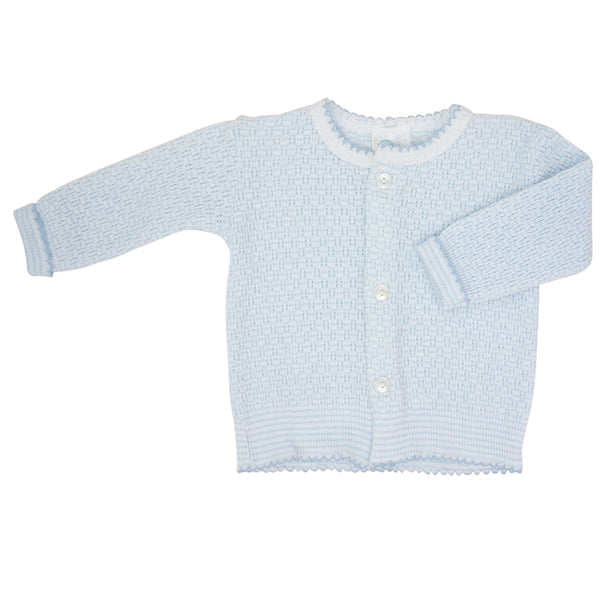 Knit Cardigan- Blue