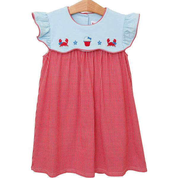 All American Summer Scallop Dress