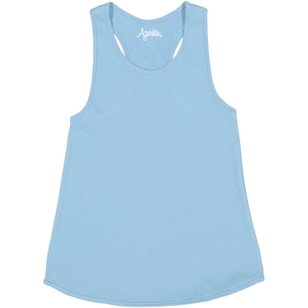 Racer Back Tank Top- Light Blue